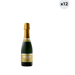 12x Espumante Viñamar Extra Brut 375cc