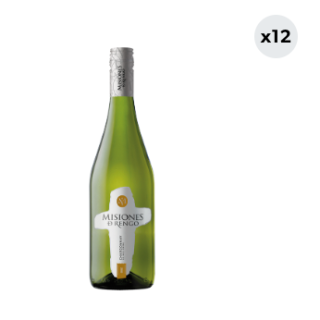 12x Vino Misiones De Rengo Varietal Chardonnay 750cc