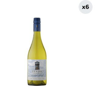 6x Vino Leyda Reserva Chardonnay 750cc