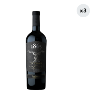 3x Vino 1865 Old Vines Cabernet Sauvignon 750cc