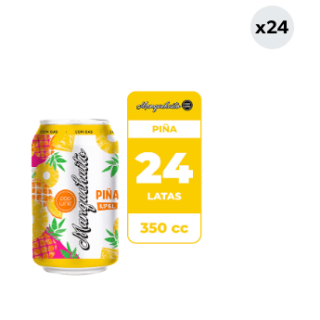 24x Cóctel de Vino Manquehuito Piña 350cc