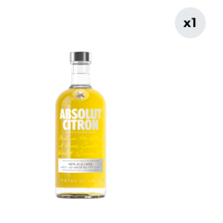 Vodka Absolut Citron 40° 750cc